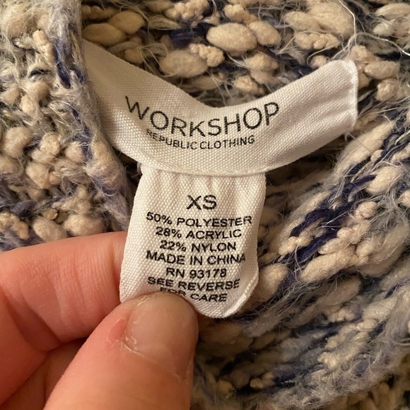 Workshop Knitted Sweater Sz.XS - Picture 3 of 3